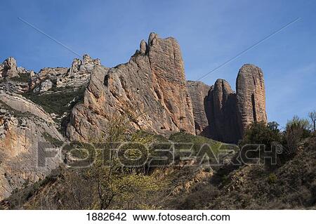 Los Mallos De Riglos, Near Ayerbe; Aragon, Spain View Large Photo Image Stock Image - Los Mallos De Riglos, Near Ayerbe; Aragon, Spain. Fotosearch