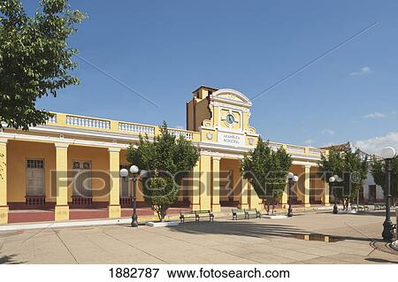 Stock Photo - Municipal Assembly Building (Poder Popular Municipal); Trinidad, Cuba. Fotosearch