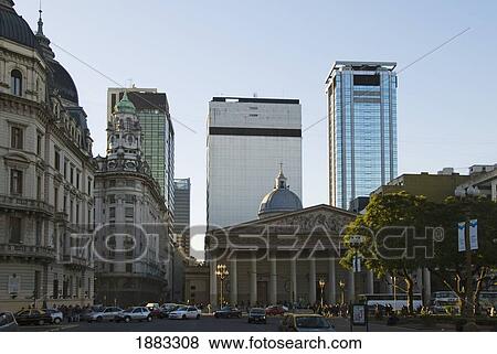 Stock Photo - Plaza De Mayo; Buenos Aires, Argentina. Fotosearch