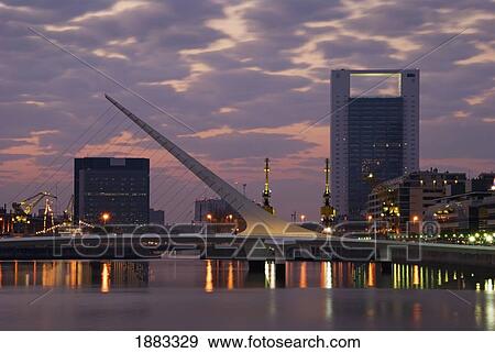 Puente De La Mujer; Buenos Aires, Aregentina View Large Photo Image Stock Photo - Puente De La Mujer; Buenos Aires, Aregentina. Fotosearch