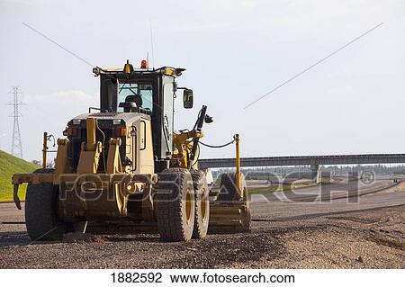 Road Construction Using A Grader; Edmonton, Alberta, Canada View Large Photo Image Stock Image - Road Construction Using A Grader; Edmonton, Alberta, Canada. Fotosearch