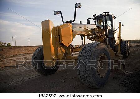 Road Construction Using A Grader; Edmonton, Alberta, Canada View Large Photo Image Stock Photo - Road Construction Using A Grader; Edmonton, Alberta, Canada. Fotosearch