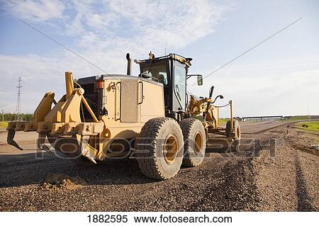 Road Construction Using A Grader; Edmonton, Alberta, Canada View Large Photo Image Stock Photography - Road Construction Using A Grader; Edmonton, Alberta, Canada. Fotosearch