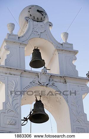 Stock Photograph - The Bells Of The Recoleta Church; Buenos Aires, Aregentina. Fotosearch
