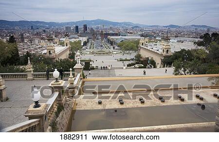 View Towards Placa D'espanya; Barcelona, Spain View Large Photo Image Stock Image - View Towards Placa D'espanya; Barcelona, Spain. Fotosearch
