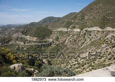 Winding Mountain Road In Cabo De Gata-Níjar Natural Park; Andalusia, Spain View Large Photo Image Stock Image - Winding Mountain Road In Cabo De Gata-Níjar Natural Park; Andalusia, Spain. Fotosearch