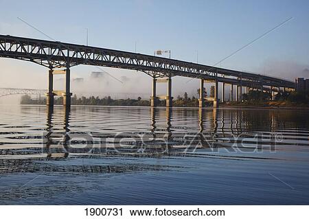 a bridge going over willamette river; portland, oregon, united states of america View Large Photo Image Stock Image - a bridge going over willamette river; portland, oregon, united states of america. Fotosearch