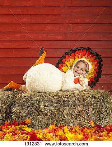 a girl dressed in a turkey costume; three hills, alberta, canada View Large Photo Image Stock Image - a girl dressed in a turkey costume; three hills, alberta, canada. Fotosearch