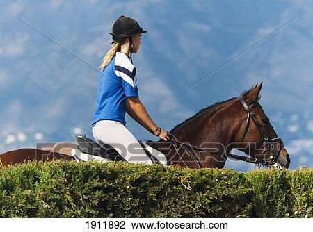 a girl riding a horse; benalamadena costa, malaga, costa del sol, andalusia, spain View Large Photo Image Stock Image - a girl riding a horse; benalamadena costa, malaga, costa del sol, andalusia, spain. Fotosearch
