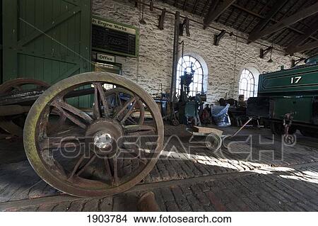 a wheel on an old carriage inside a historical site; beamish, durham, england View Large Photo Image Picture - a wheel on an old carriage inside a historical site; beamish, durham, england. Fotosearch