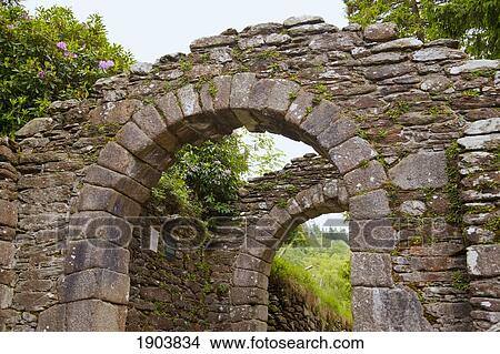 Picture - archways built of stone; county wicklow, ireland. Fotosearch