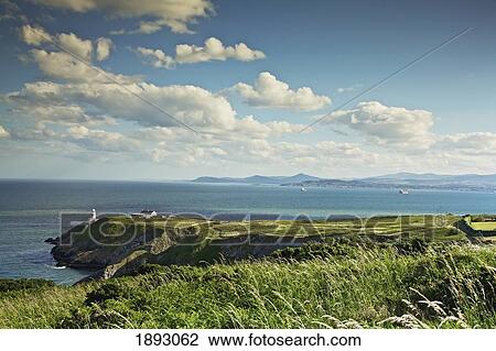 baily lighthouse on howth head; dublin, ireland View Large Photo Image Stock Image - baily lighthouse on howth head; dublin, ireland. Fotosearch