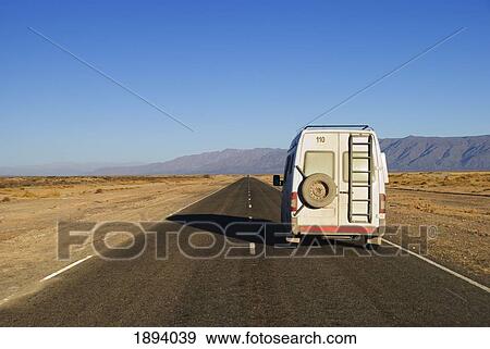 camper van on a road outside cafayate; salta, argentina View Large Photo Image Stock Photo - camper van on a road outside cafayate; salta, argentina. Fotosearch