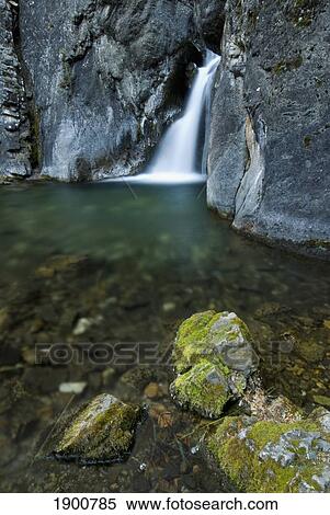 cat creek falls; kananaskis, alberta, canada View Large Photo Image Stock Photography - cat creek falls; kananaskis, alberta, canada. Fotosearch
