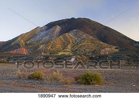 hills with colorful rock; cachi, salta, argentina View Large Photo Image Stock Photo - hills with colorful rock; cachi, salta, argentina. Fotosearch