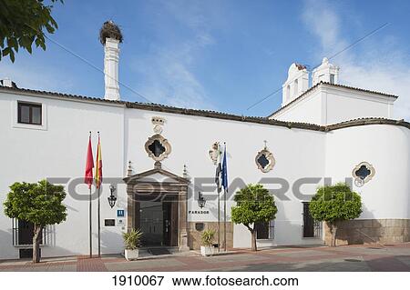 hotel (parador); merida, extramadura, spain View Large Photo Image Stock Photo - hotel (parador); merida, extramadura, spain. Fotosearch