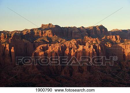 Stock Image - landscape in ischigualasto provincial park; san juan, argentina. Fotosearch