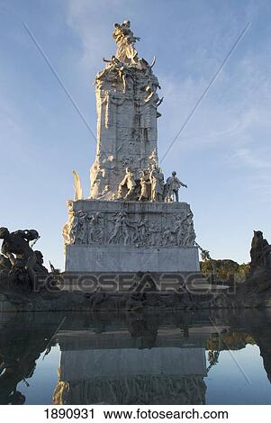 Stock Image - monumento de los españoles; buenos aires, argentina. Fotosearch