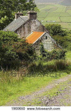 old farmhouse on the dingle peninsula in munster region; county kerry, ireland View Large Photo Image Stock Image - old farmhouse on the dingle peninsula in munster region; county kerry, ireland. Fotosearch