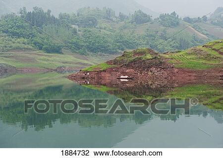 Stock Image - on shen nong stream; badong, hubei, china. Fotosearch