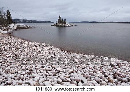 pebble beach on lake superior; rossport, ontario, canada View Large Photo Image Stock Image - pebble beach on lake superior; rossport, ontario, canada. Fotosearch