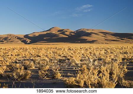 Stock Photography - sunset on the altiplano of argentina; jujuy, argentina. Fotosearch