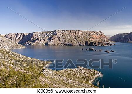 the lake in cañon del atuel; san rafael, mendoza, argentina View Large Photo Image Stock Photograph - the lake in cañon del atuel; san rafael, mendoza, argentina. Fotosearch