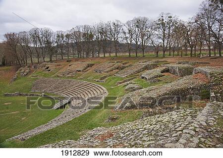 theatre of autun, largest known in the roman world; autun, burgundy, france View Large Photo Image Stock Photo - theatre of autun, largest known in the roman world; autun, burgundy, france. Fotosearch