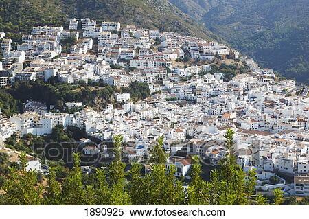 typical white-washed village inland from the costa del sol; ojen, malaga, andalusia, spain View Large Photo Image Stock Photography - typical white-washed village inland from the costa del sol; ojen, malaga, andalusia, spain. Fotosearch