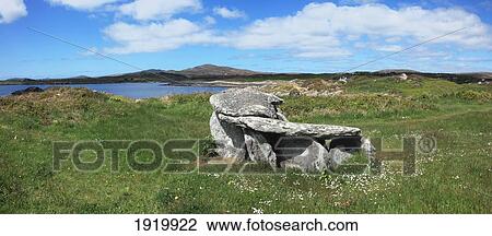 Stock Image - A Wedge Tomb Near Schull; County Cork, Ireland. Fotosearch