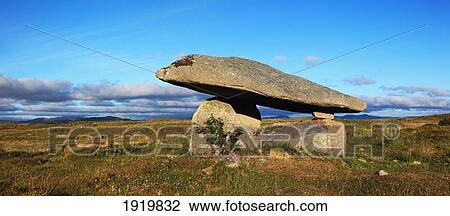 Ancient Dolmen Megalithic Tomb; Ardara, County Donegal, Ireland View Large Photo Image Stock Image - Ancient Dolmen Megalithic Tomb; Ardara, County Donegal, Ireland. Fotosearch