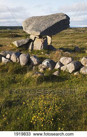 Ancient Dolmen Megalithic Tomb; Ardara, County Donegal, Ireland View Large Photo Image Stock Image - Ancient Dolmen Megalithic Tomb; Ardara, County Donegal, Ireland. Fotosearch