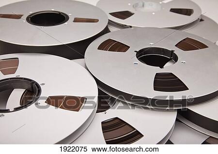 Stock Photography - audio recording tape on reels. Fotosearch