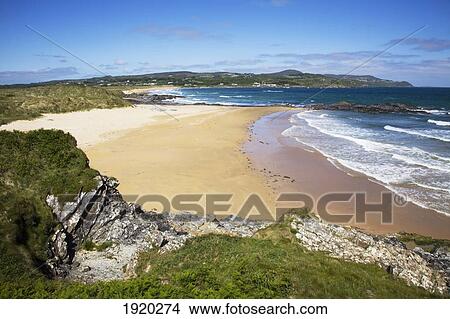 Beach Scenic; Culdaff Beach, County Donegal, Ireland View Large Photo Image Picture - Beach Scenic; Culdaff Beach, County Donegal, Ireland. Fotosearch