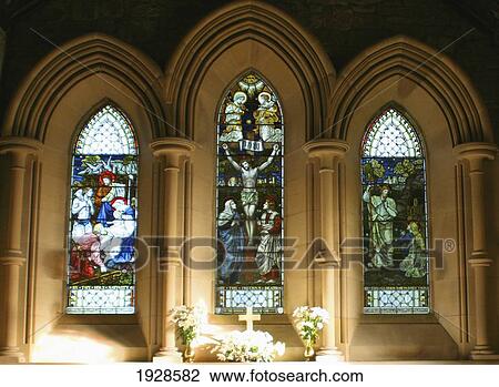 Stock Image - birtley church; wark, northumberland, england. Fotosearch