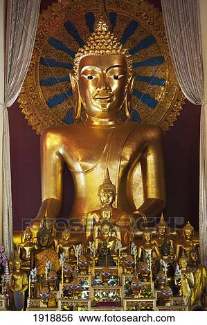 buddhist statue in wat phra singh temple; chiang mai, thailand View Large Photo Image Stock Photograph - buddhist statue in wat phra singh temple; chiang mai, thailand. Fotosearch