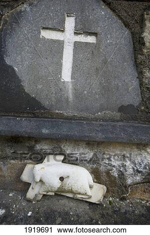 Catholic Detail In Cemetery; Thomastown, County Kilkenny, Ireland View Large Photo Image Stock Image - Catholic Detail In Cemetery; Thomastown, County Kilkenny, Ireland. Fotosearch