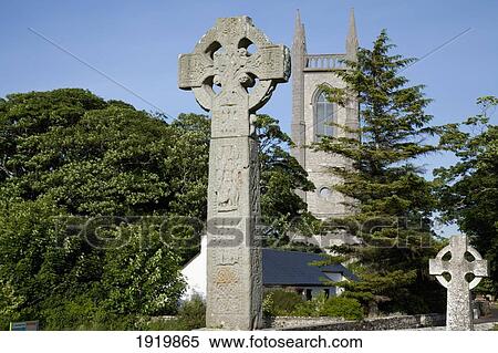Celtic High Cross In Cemetery; Drumcliff, County Sligo, Ireland View Large Photo Image Stock Photography - Celtic High Cross In Cemetery; Drumcliff, County Sligo, Ireland. Fotosearch