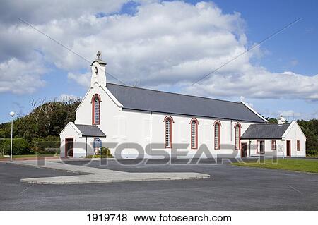 Church Exterior; Ballyconneely, County Galway, Ireland View Large Photo Image Stock Photo - Church Exterior; Ballyconneely, County Galway, Ireland. Fotosearch