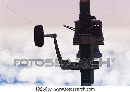 close-up of fishing rod reel; mijas, malaga, andalusia, spain View Large Photo Image Stock Photo - close-up of fishing rod reel; mijas, malaga, andalusia, spain. Fotosearch