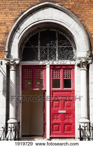 Stock Photo - Doorway Of Old Building; Cork City, County Cork, Ireland. Fotosearch