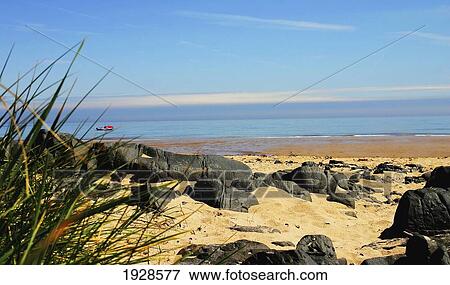 Stock Photo - embleton beach; northumblerland, england. Fotosearch