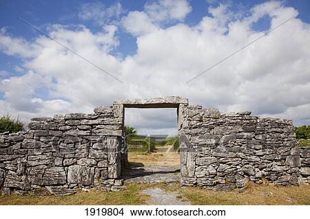 Picture - Entrance To Ancient Ringfort; Ballyvaughan, County Clare, Ireland. Fotosearch
