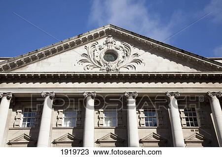 Facade Of Old Building; Belfast, County Antrim, Northern Ireland View Large Photo Image Stock Image - Facade Of Old Building; Belfast, County Antrim, Northern Ireland. Fotosearch