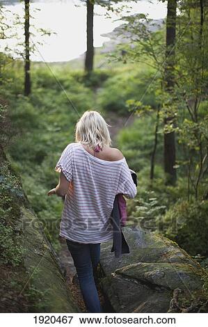 girl walking through the forest to the lake; kristiansand, norway View Large Photo Image Stock Photo - girl walking through the forest to the lake; kristiansand, norway. Fotosearch