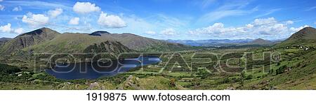 Glanmore Lake At Healy Pass; Lauragh, County Kerry, Ireland View Large Photo Image Stock Photography - Glanmore Lake At Healy Pass; Lauragh, County Kerry, Ireland. Fotosearch