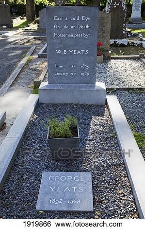 Grave Of Irish Poet W. B. Yeats; Drumcliff, County Sligo, Ireland View Large Photo Image Stock Photograph - Grave Of Irish Poet W. B. Yeats; Drumcliff, County Sligo, Ireland. Fotosearch