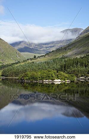 Irish Lake Reflections; Black Valley, County Kerry, Ireland View Large Photo Image Stock Photography - Irish Lake Reflections; Black Valley, County Kerry, Ireland. Fotosearch