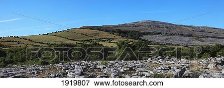 Stock Photo - Karst-Landscape; The Burren, County Clare, Ireland. Fotosearch