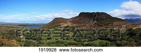 Stock Photo - Landscape Near Glenbeigh; County Kerry, Ireland. Fotosearch